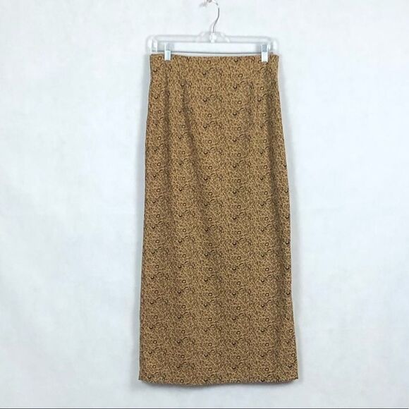 Sz 12 Studio C Cheetah Print Penciled Skirt - Picture 1 of 6